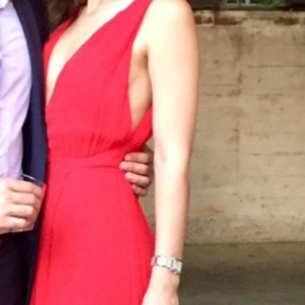 Reformation Red Dress Gown Size 2 - Picture 12 of 12